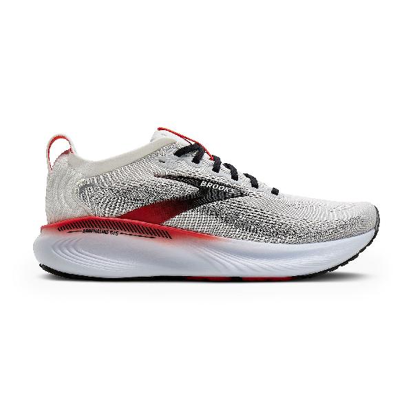 Foto van Brooks Adrenaline GTS 25 hardloopschoenen White/Black/Red heren