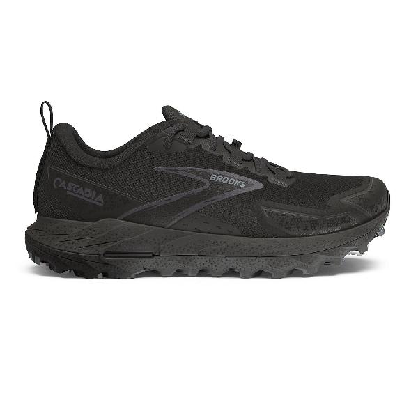 Foto van Brooks Cascadia 18 Trail hardloopschoenen zwart heren
