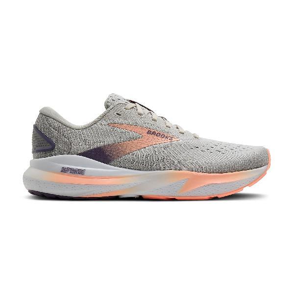 Foto van Brooks Defyance 14 hardloopschoenen Oyster/Grape/Peach dames