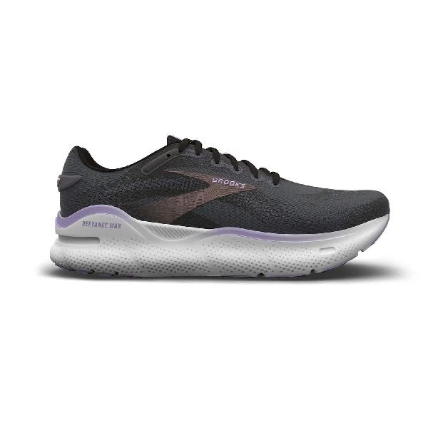 Foto van Brooks Defyance Max hardloopschoenen zwart/roze/paars dames