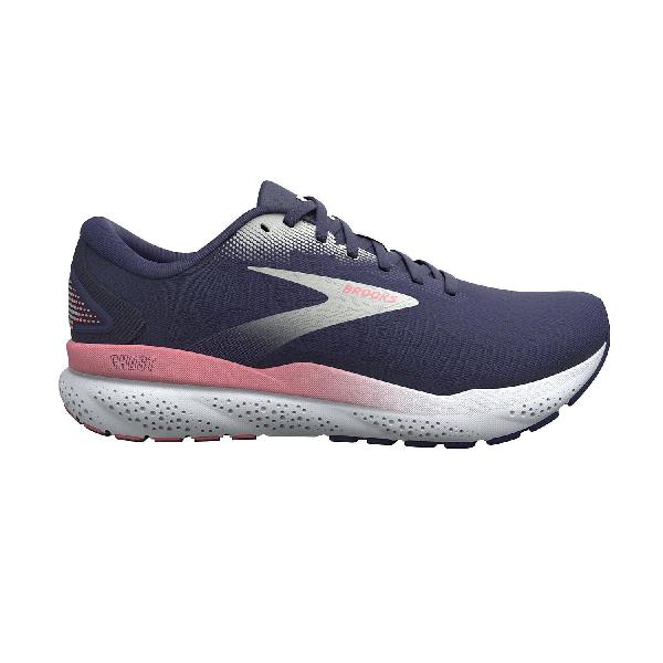 Foto van Brooks Ghost 16 hardloopschoenen blauw/roze dames