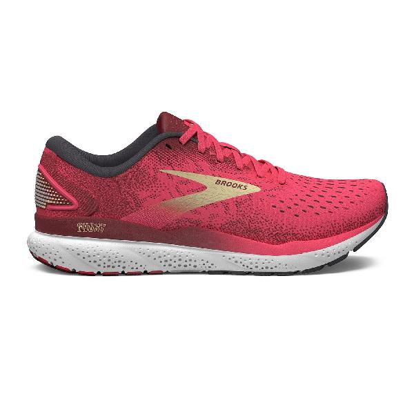 Foto van Brooks Ghost 16 hardloopschoenen rood/wit dames