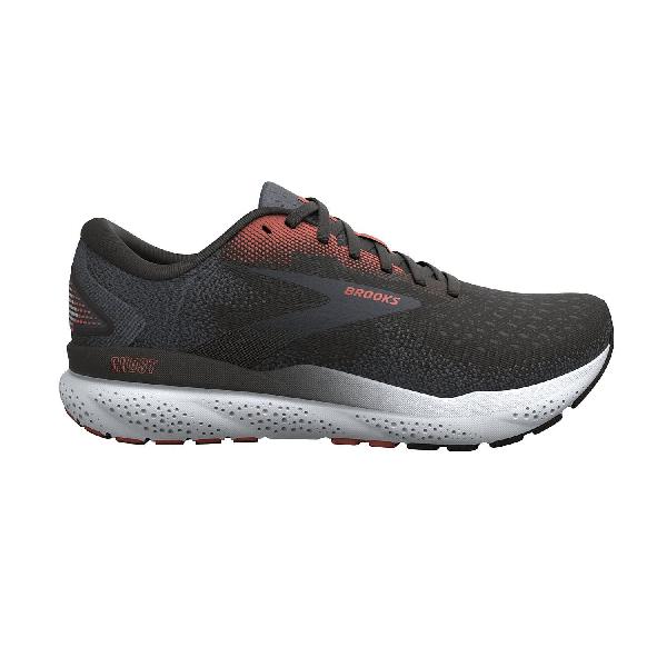 Foto van Brooks Ghost 16 hardloopschoenen zwart/wit/rood heren