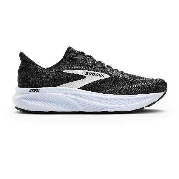 Foto van Brooks Ghost 18 hardloopschoenen Black/Grey/White dames