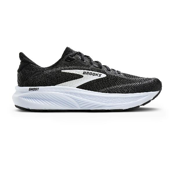 Foto van Brooks Ghost 18 hardloopschoenen Black/Grey/White heren
