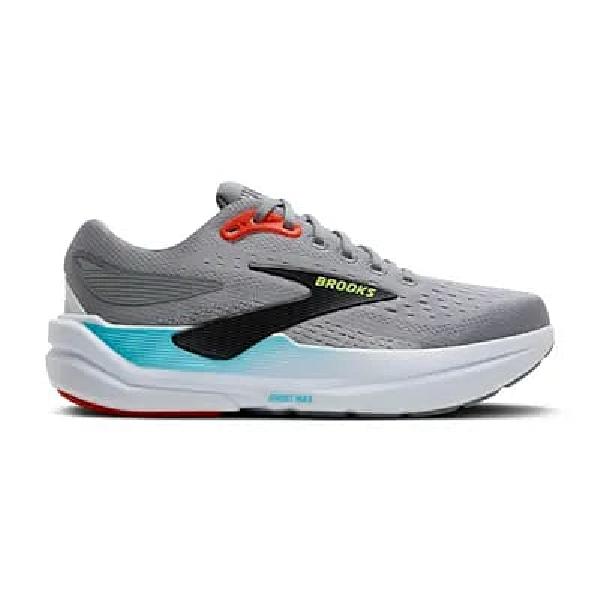 Foto van Brooks Ghost Max 3 hardloopschoenen Primer Grey/Antarctica/Red heren