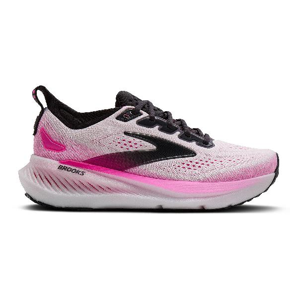Foto van Brooks Glycerin 23 hardloopschoenen White/Phantom/Cyber Pink dames