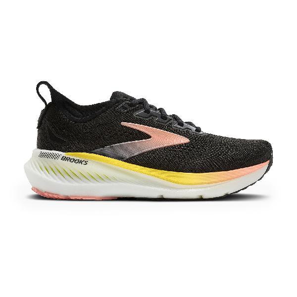 Foto van Brooks Glycerin GTS 23 hardloopschoenen Black/Peach/Nightlife dames