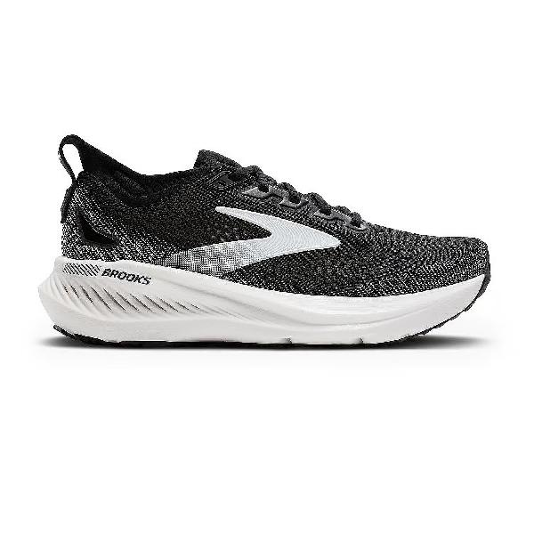 Foto van Brooks Glycerin GTS 23 hardloopschoenen WIDE Black/Grey/White dames