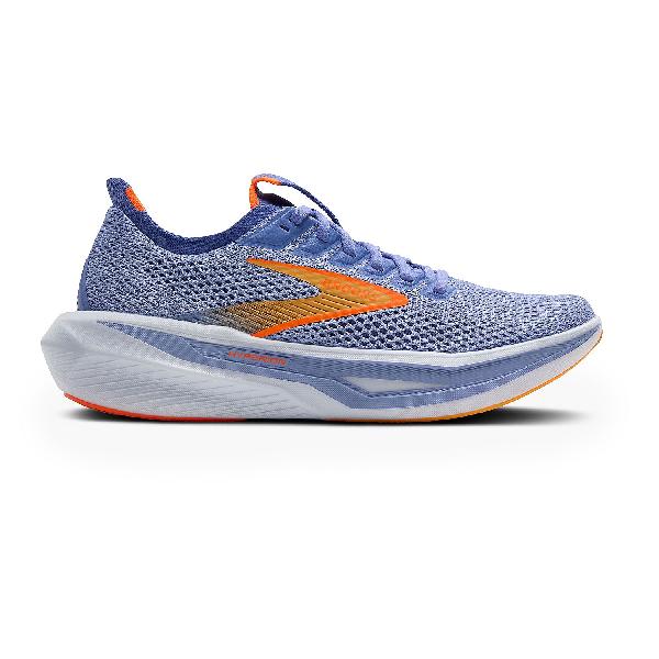 Foto van Brooks Hyperion 3 hardloopschoenen Blue Heron/Orange/White dames