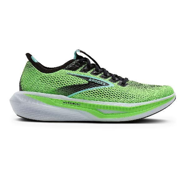 Foto van Brooks Hyperion 3 hardloopschoenen Green Gecko/Black/Blue heren