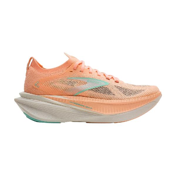 Foto van Brooks Hyperion Max 3 hardloopschoenen Coral/Yucca/Coconut dames
