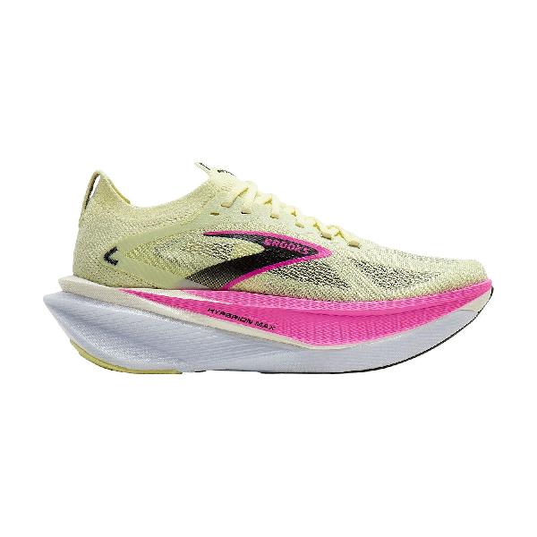 Foto van Brooks Hyperion Max 3 hardloopschoenen Luminary/Cyber Pink/Black dames
