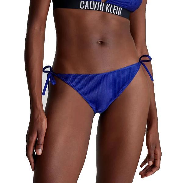 Foto van Calvin Klein String Side Bikini Slip Dames Donkerblauw