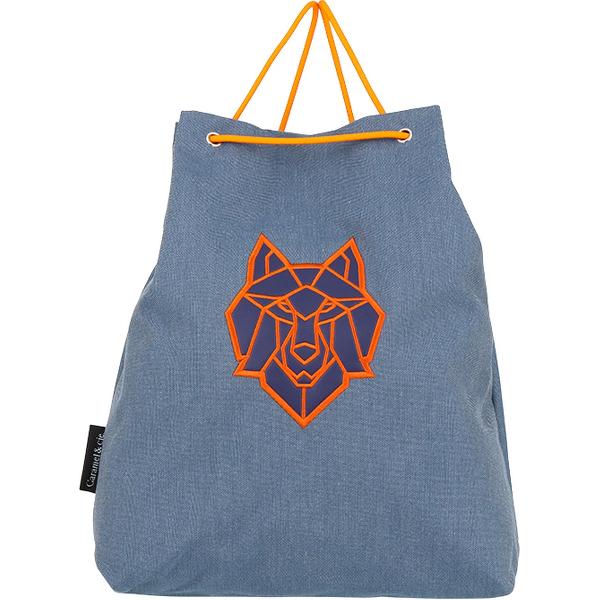 Foto van Caramel&Cie - Zwem- en Turnzak - Wolf Blauw