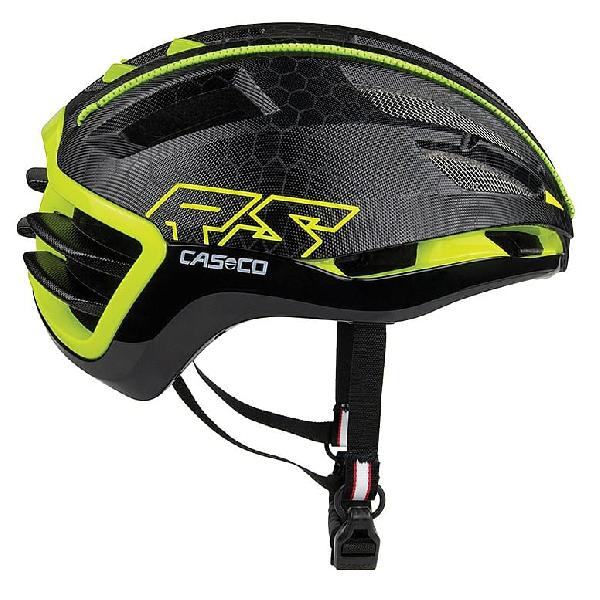 Foto van Casco SPEEDairo 2 fietshelm zwart/geel