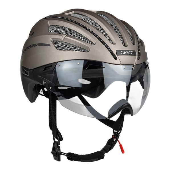 Foto van Casco SPEEDairo Stream Dune fietshelm bruin/grijs