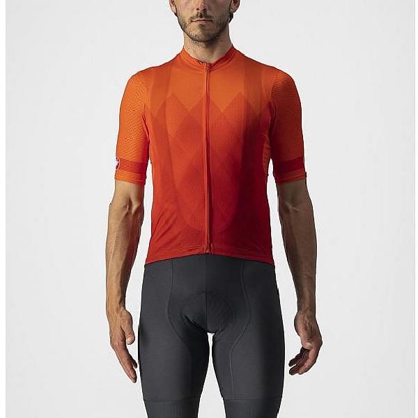 Foto van Castelli A Tutta korte mouw fietsshirt vuurrood heren