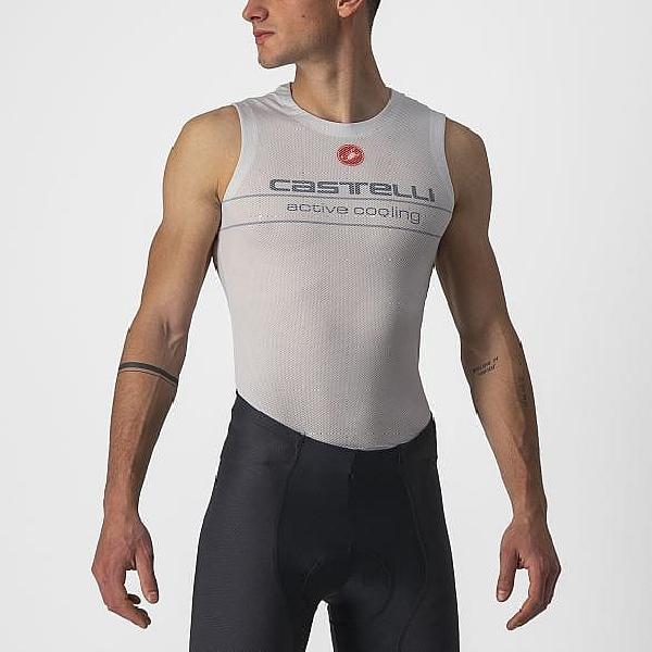 Foto van Castelli Active Cooling ondershirt mouwloos zilvergrijs heren