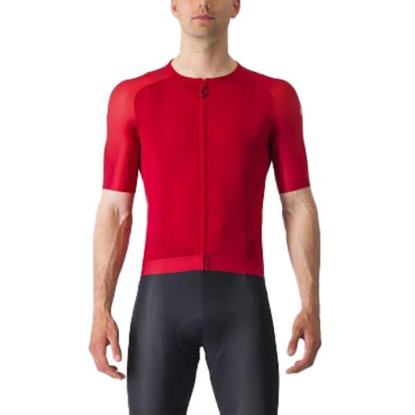 Foto van Castelli Aero Race 7.0 fietsshirt korte mouw rood heren