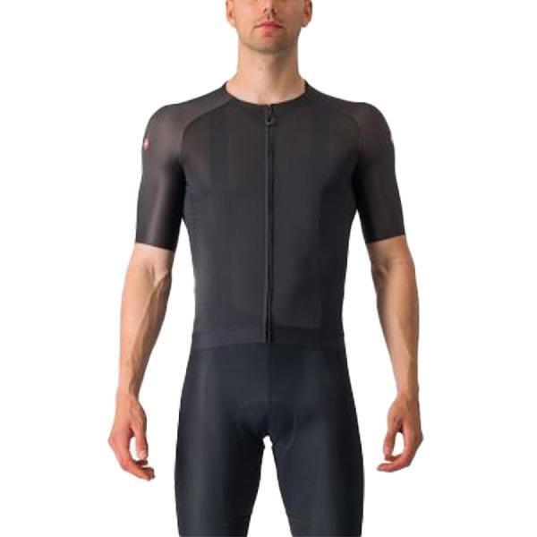 Foto van Castelli Aero Race 7.0 fietsshirt korte mouw zwart heren