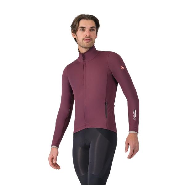 Foto van Castelli Alpha 150 fietsjack deep bordeaux/clay heren XXL