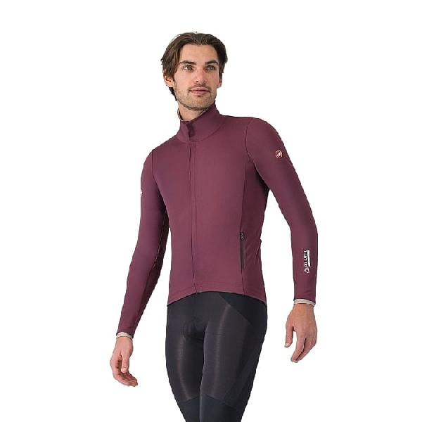 Foto van Castelli Alpha 150 fietsjack deep bordeaux/clay heren