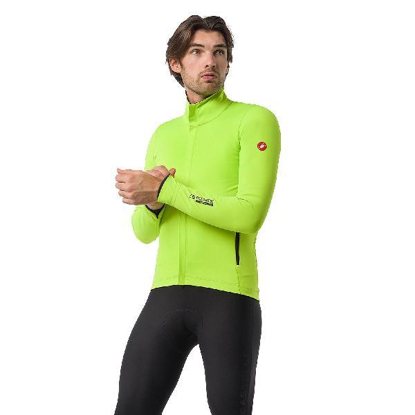 Foto van Castelli Alpha 150 fietsjack electric lime/black heren