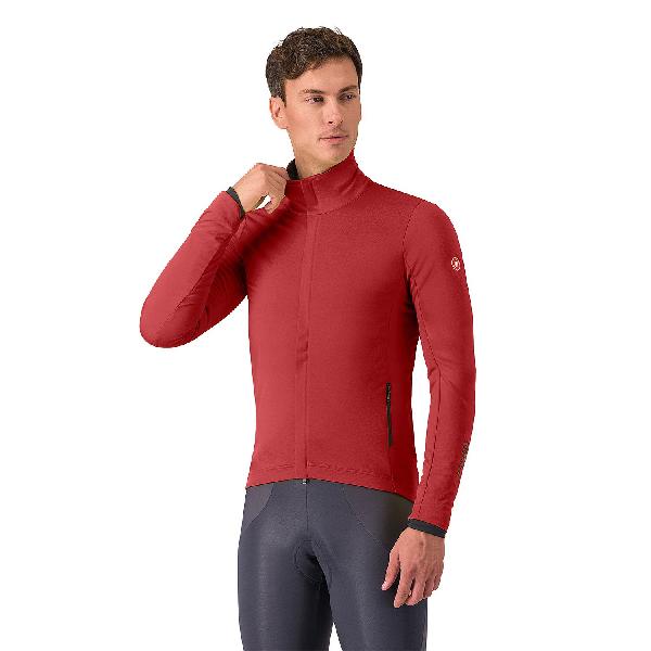 Foto van Castelli Alpha 150 fietsjack garnet/black heren