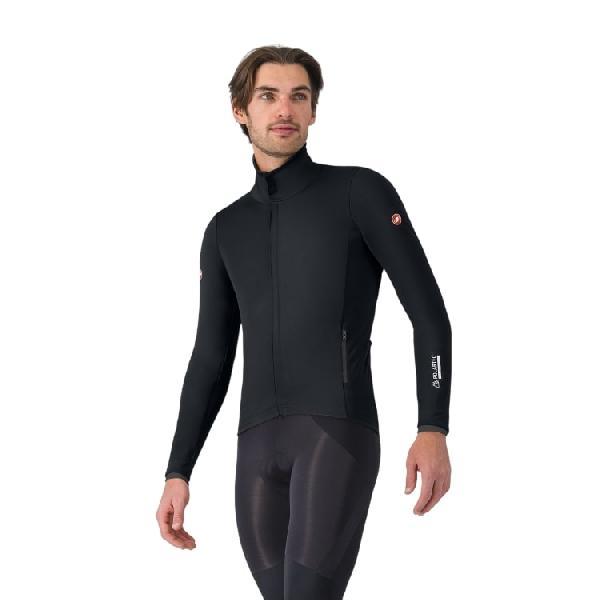 Foto van Castelli Alpha 150 fietsjack light black/black heren M