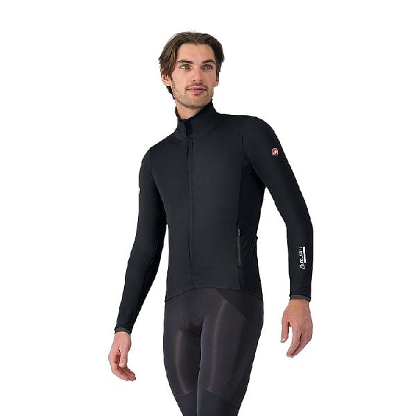 Foto van Castelli Alpha 150 fietsjack light black/black heren