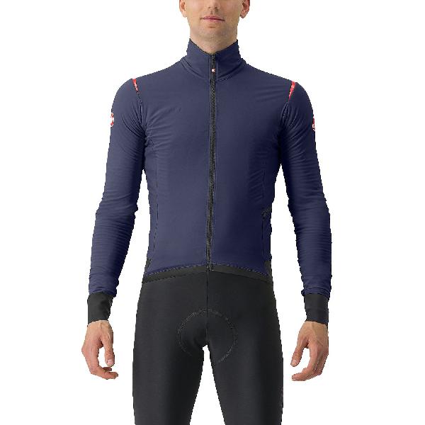 Foto van Castelli Alpha Flight RoS lange mouw fietsjack blauw heren