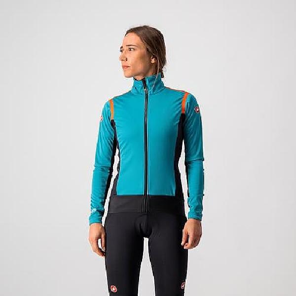 Foto van Castelli Alpha RoS 2 light fietsjack lichtblauw dames