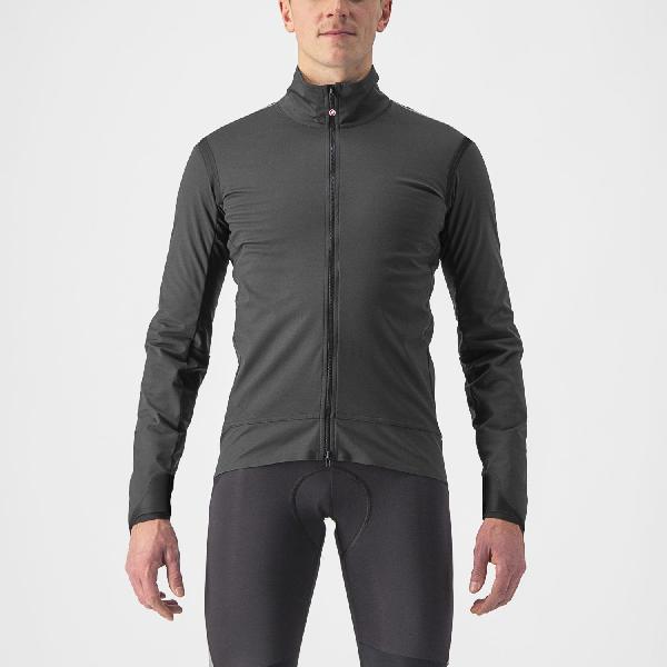 Foto van Castelli Alpha Ultimate Insulated fietsjack grijs heren XXL