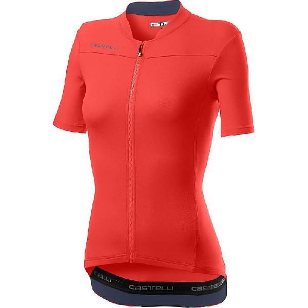 Foto van Castelli Anima 3 korte mouw fietsshirt roze dames