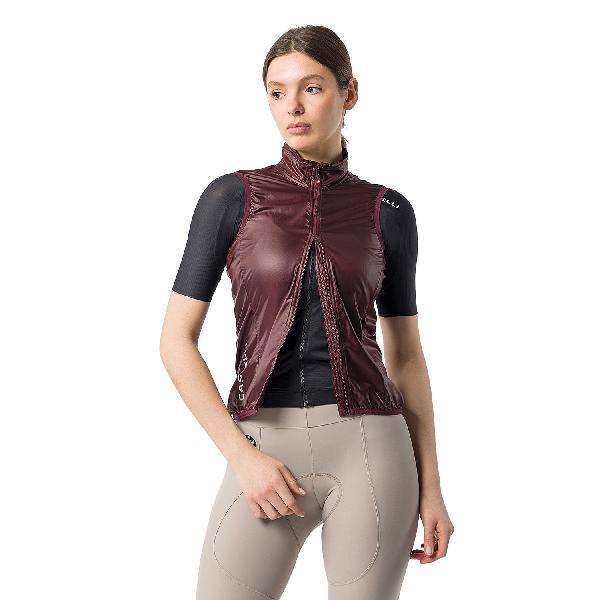 Foto van Castelli Aria 2 fietsvest mouwloos deep bordeaux dames