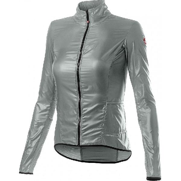 Foto van Castelli Aria shell fietsjack zilver dames