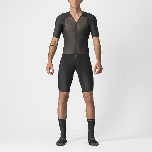 Foto van Castelli BTW speedsuit korte mouw zwart heren
