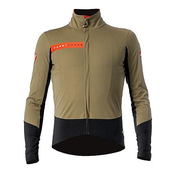 Foto van Castelli Beta RoS fietsjack groen heren