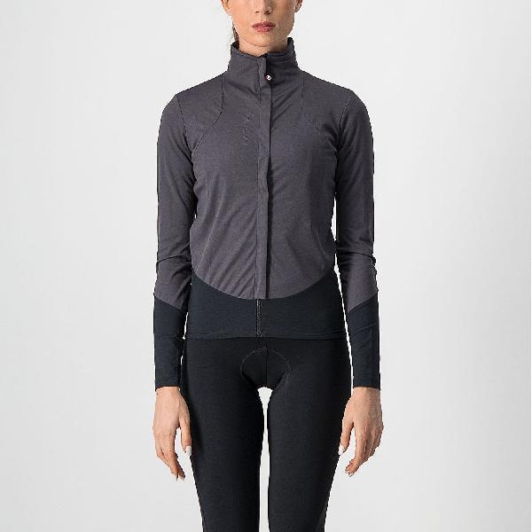 Foto van Castelli Beta RoS lange mouw fietsjack grijs dames