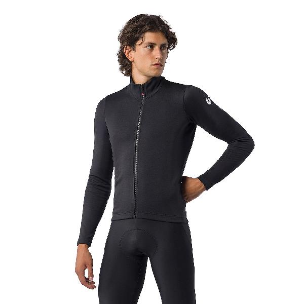 Foto van Castelli Competizione Thermal fietsshirt lange mouw black heren
