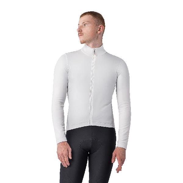 Foto van Castelli Competizione Thermal fietsshirt lange mouw ivory heren