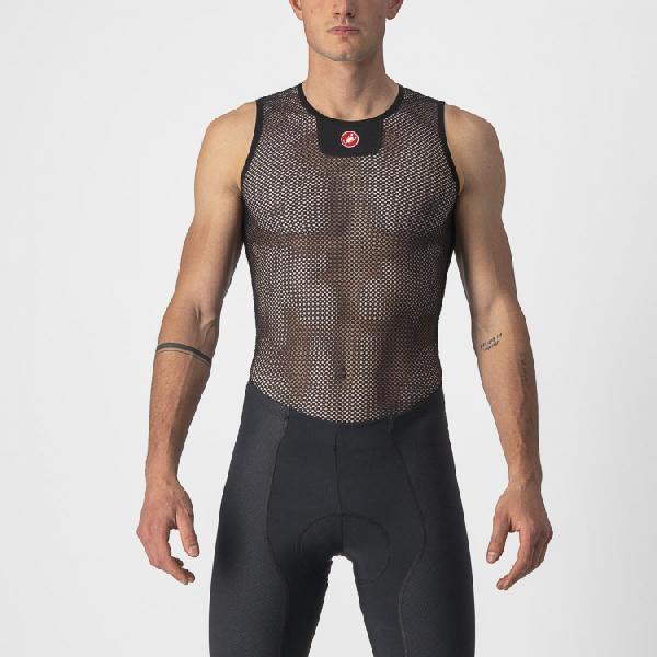 Foto van Castelli Core mesh 3 mouwloos ondershirt zwart heren L-XL