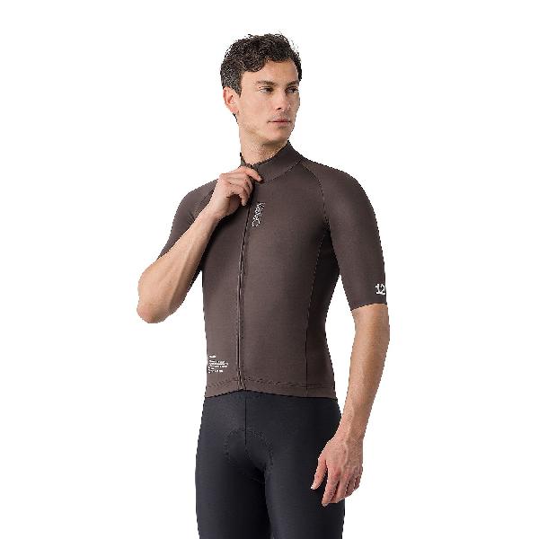 Foto van Castelli Do.Di.Ci. fietsjack korte mouw chestnut heren