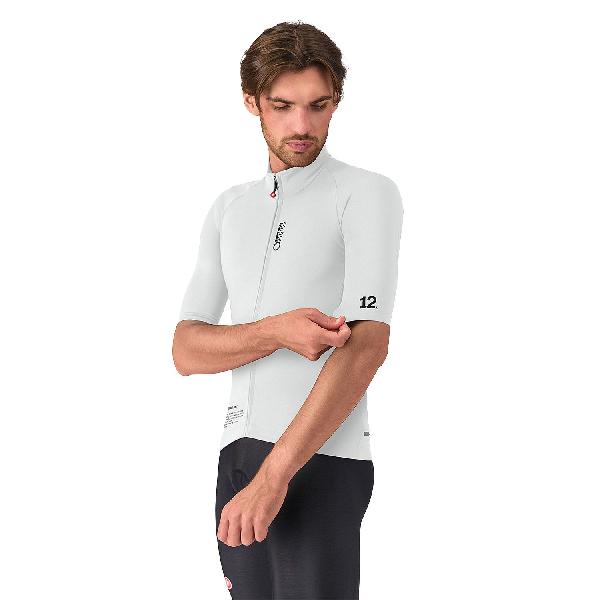 Foto van Castelli Do.Di.Ci. fietsjack korte mouw ivory heren