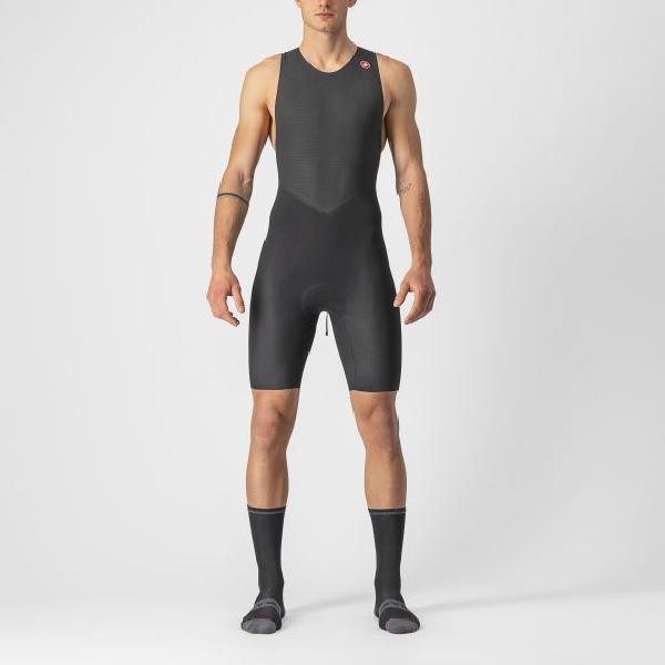 Foto van Castelli Elite Speed suit mouwloos zwart heren XL