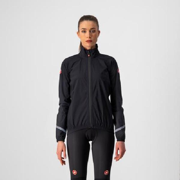 Foto van Castelli Emergency 2 regenjack zwart dames XL