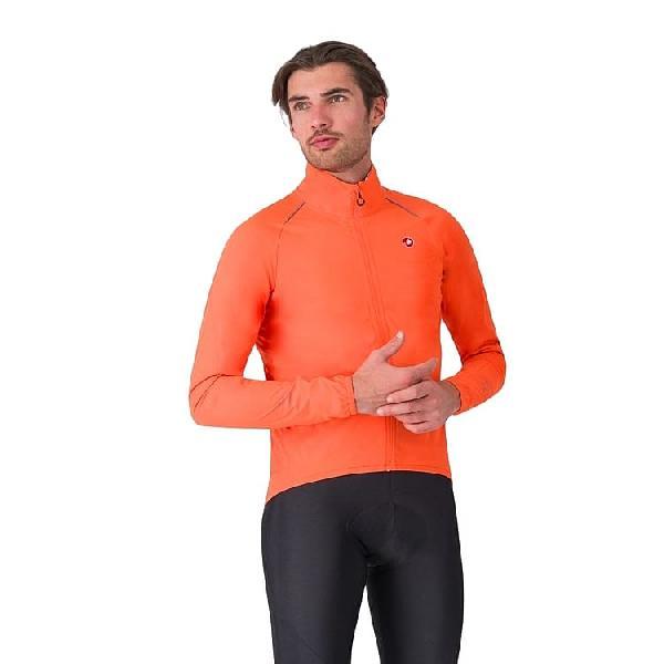 Foto van Castelli Emergency 3 Rain Jacket lange mouw brilliant orange heren