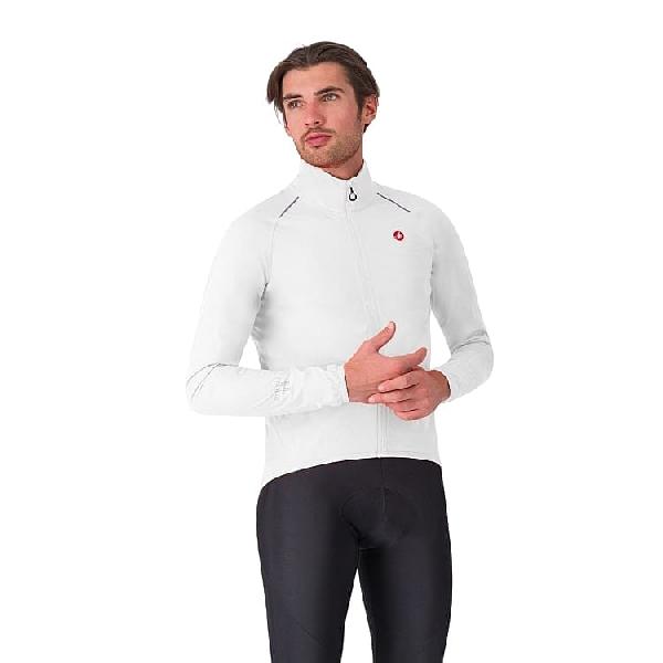 Foto van Castelli Emergency 3 Rain Jacket lange mouw white heren