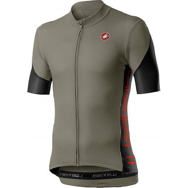 Foto van Castelli Entrata V korte mouw fietsshirt groen heren